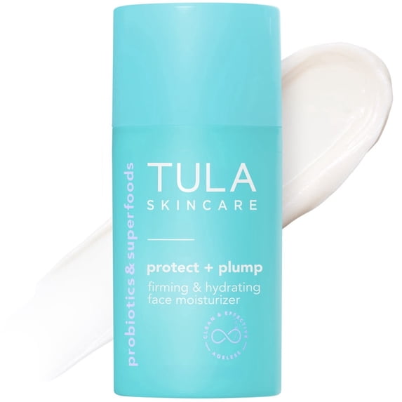TULA Skin Care Protect + Plump Firming & Hydrating Face Moisturizer, 1.6 oz.
