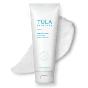 TULA Skincare Rich Rinse Daily Cream-to-Foam Face Cleanser, 6.7 FL OZ