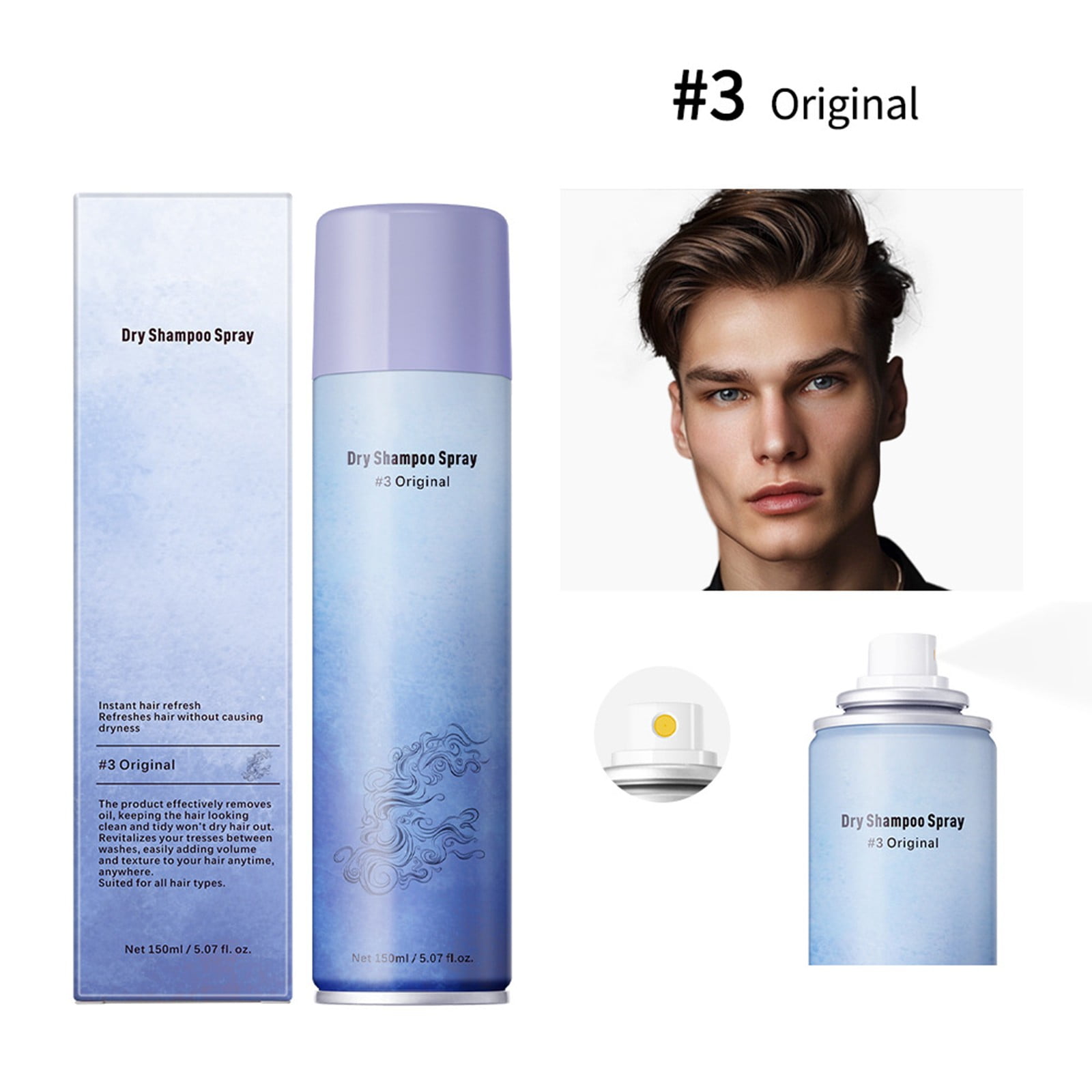 TULUDA Clearance Item! Volumizing Hair Styling Mist Hairspray for All