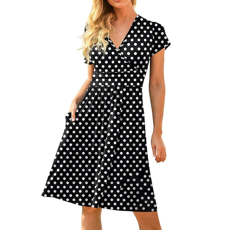 Casual Color Block Contrast O Neck A Line Dresses Casual Color Block Contrast O Neck A Line Dresses