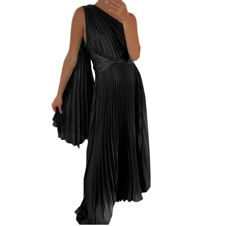 Elegant Solid Pleated Strapless Sleeveless Two Pieces Elegant Solid Pleated Strapless Sleeveless Two Pieces
