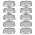 TUMALL 10/20pcs For Mason Jar SplitType Lids Sealing Stainless Steel