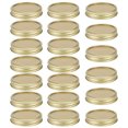 TUMALL 10/20pcs For Mason Jar SplitType Lids Sealing Stainless Steel