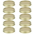 TUMALL 10/20pcs For Mason Jar SplitType Lids Sealing Stainless Steel