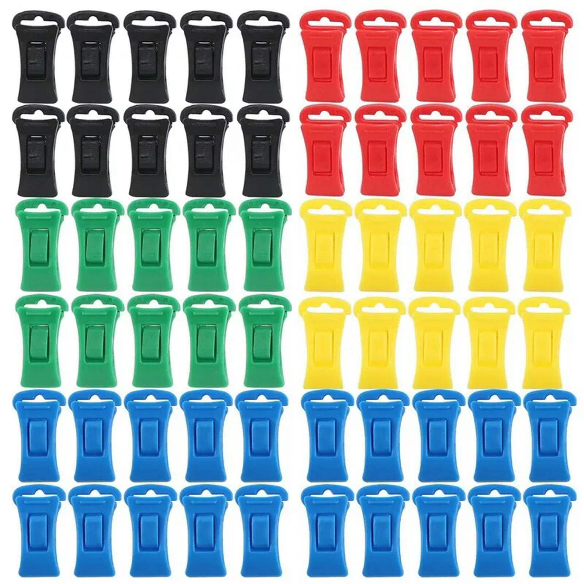 TUMALL 100 Sock Clips for Washing Machine and Dryer with Hooks