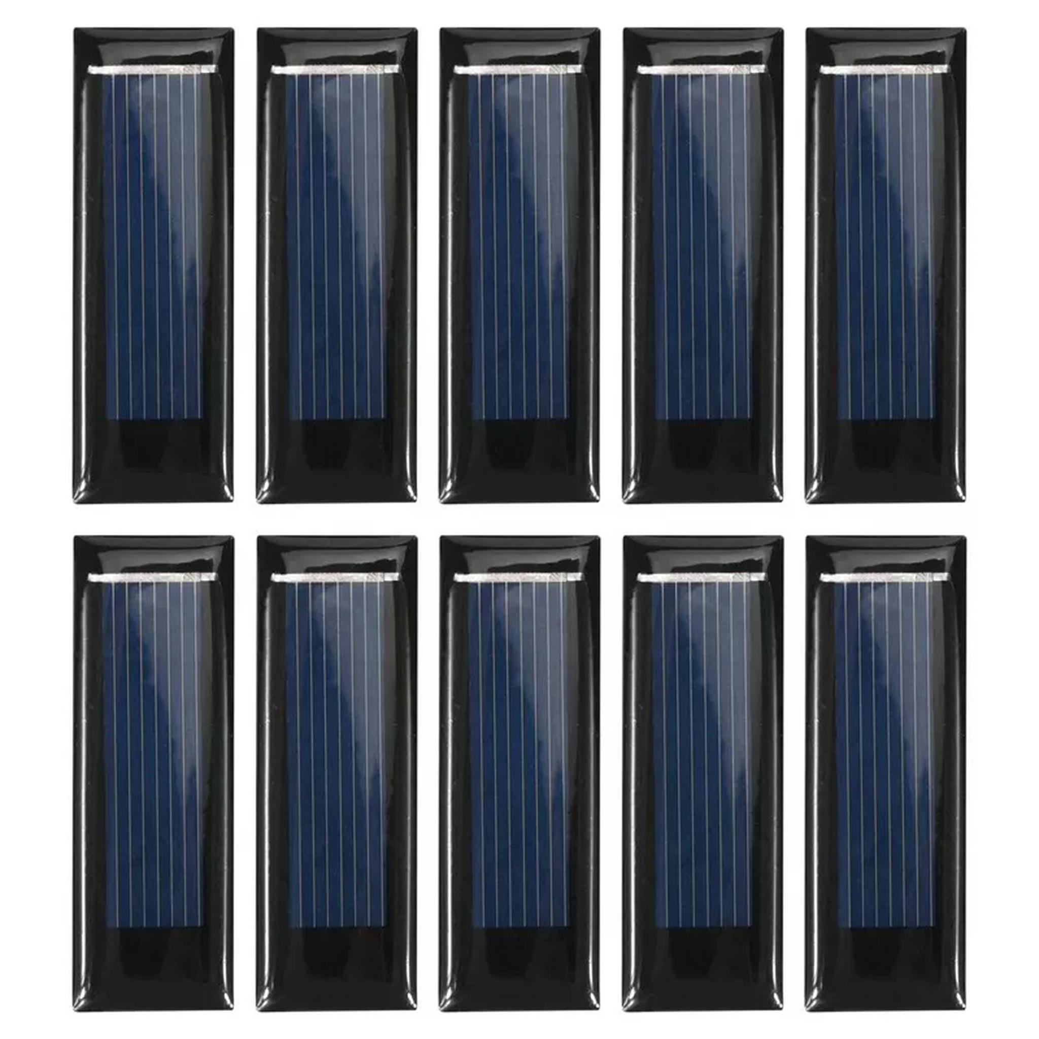 TUMALL 10Pcs Solar Panel 0.5V 100mA Solar Cells Photovoltaic panels Module Sun 1323-default