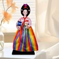 TUMALL 12inch Korean Geisha Figurine Doll Girl Statue Handcrafted