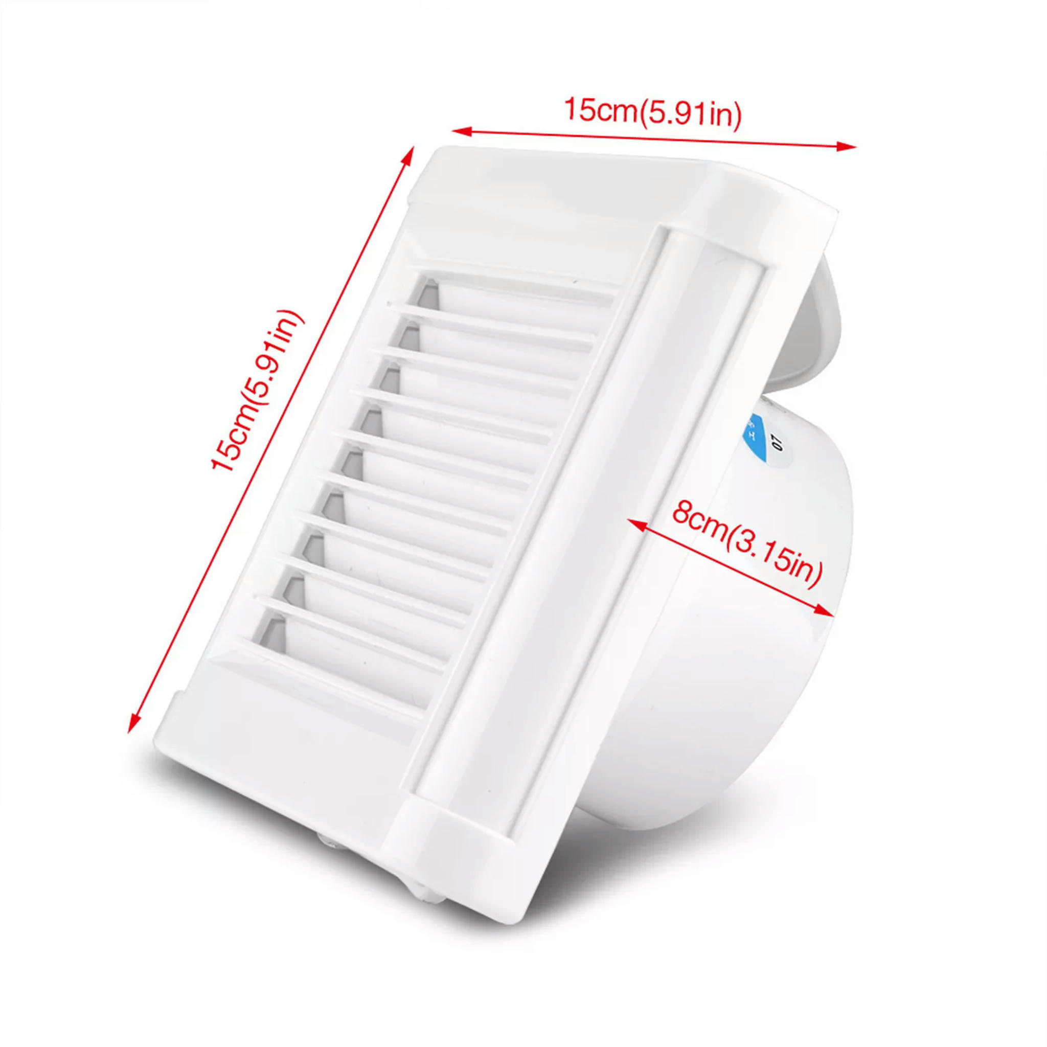 TUMALL 15W 220V Wall Mounted Exhaust Fan Low Noise Home Bathroom