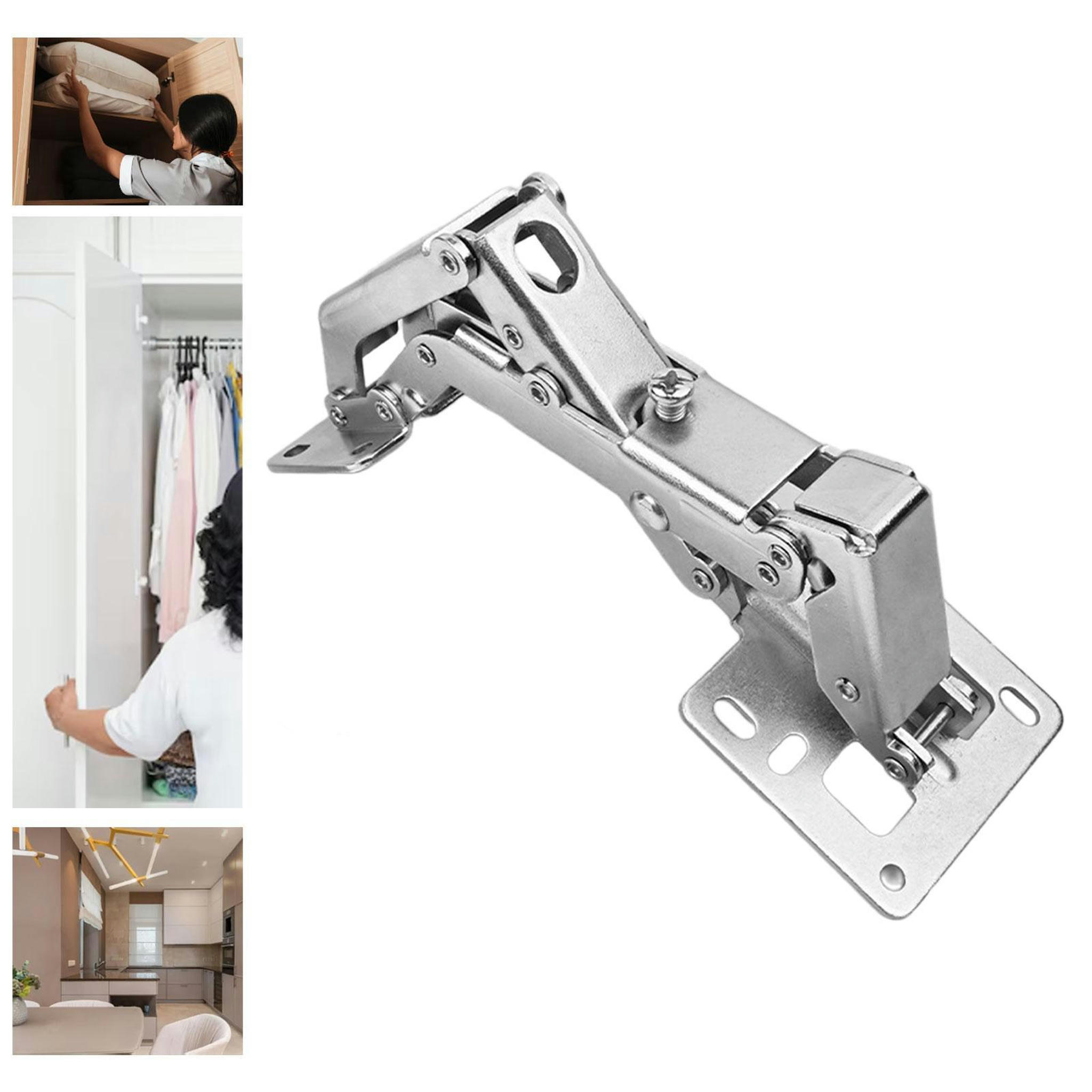 TUMALL 170 Degree Full Overlay Hinge for Kitchen Fold Door