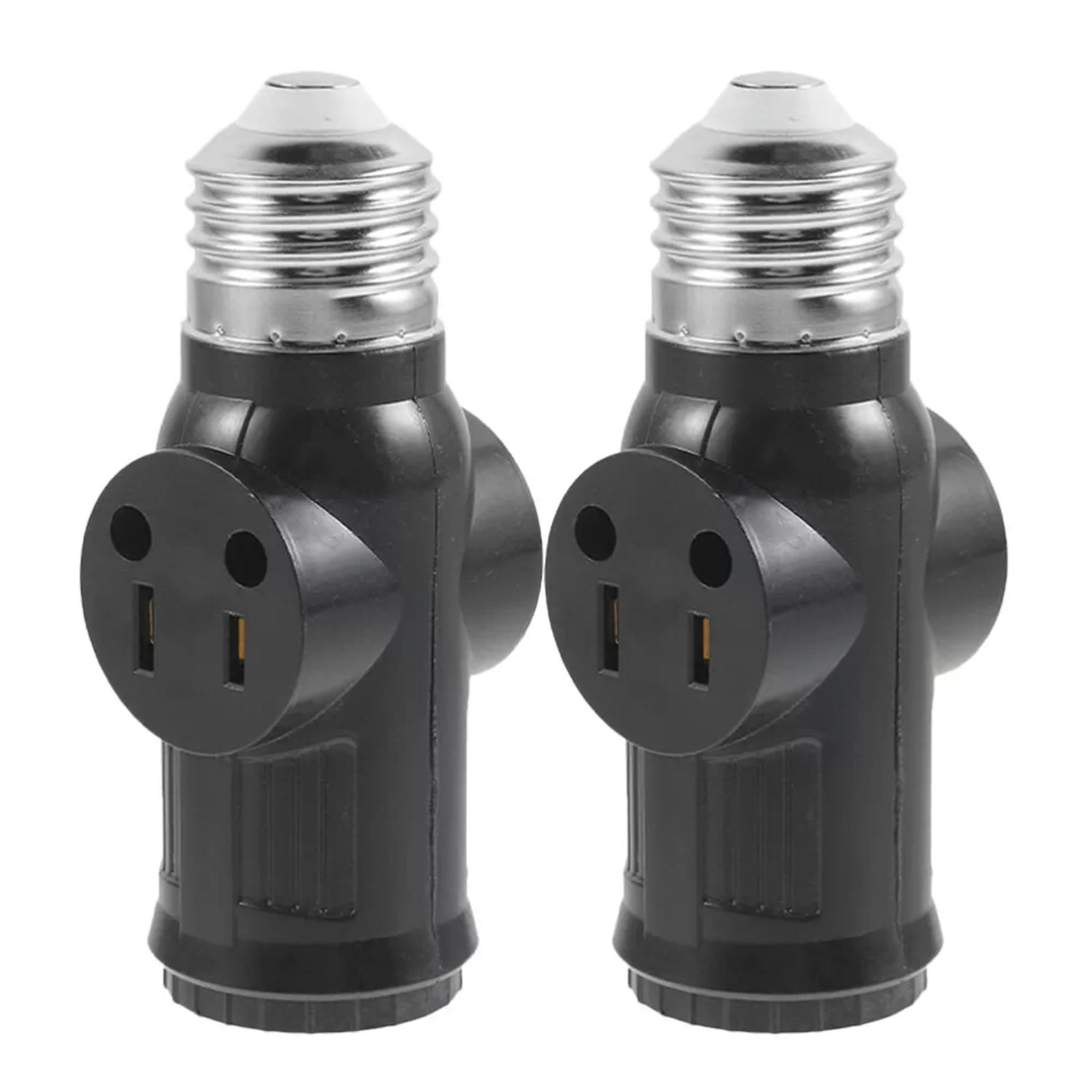 TUMALL 2pcs Light Socket Outlet Adapter Light Bulb Socket Plug Bulb