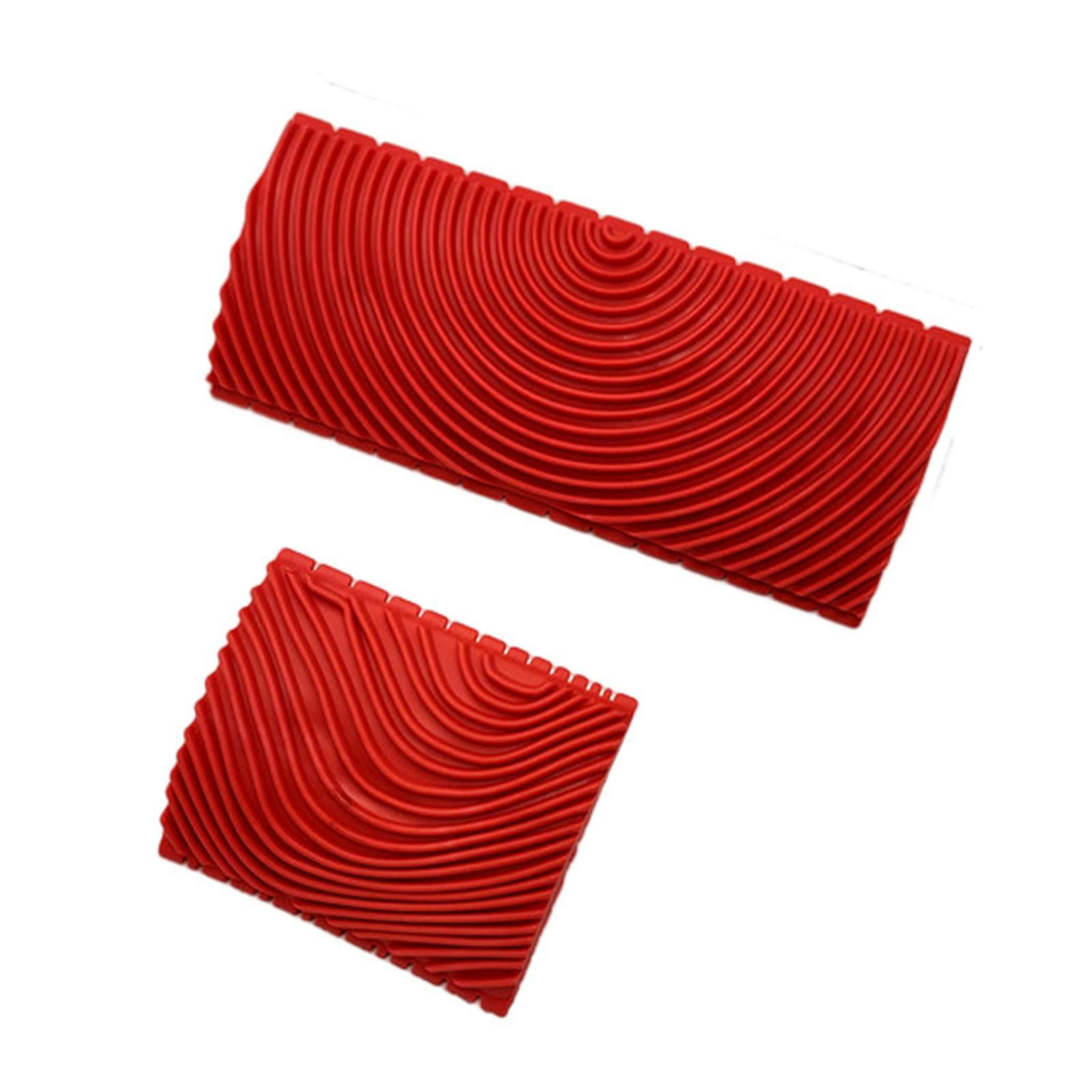 TUMALL 2x Wood Graining Painting Tool Set Wood Grain Roller Painting