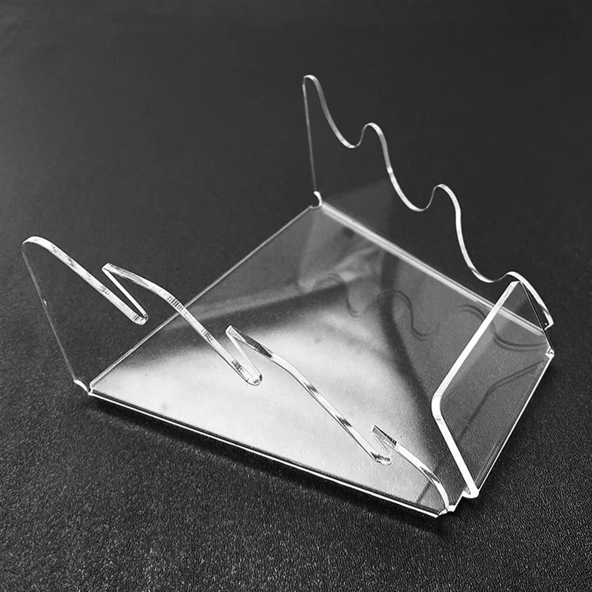 TUMALL 3 Layer Clear Acrylic Knife Display Stand Bayonet Holder Cutter ...
