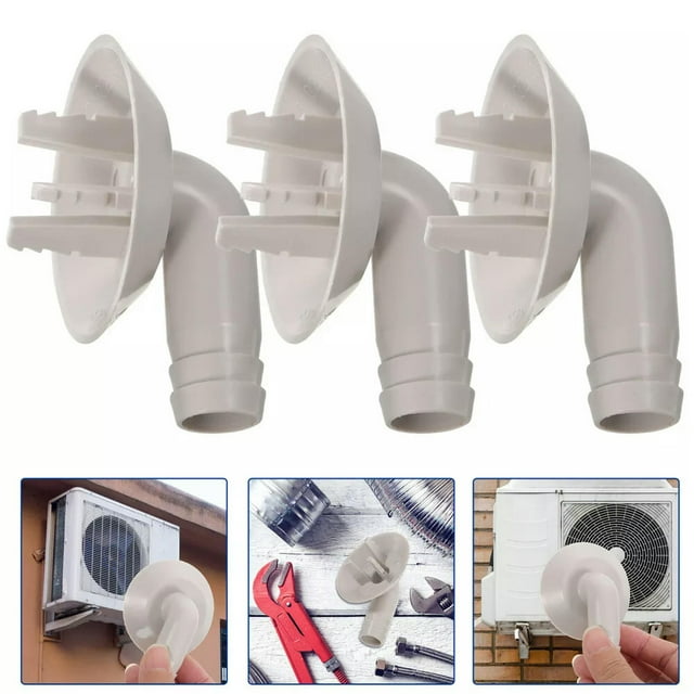TUMALL 3 Pcs AC Drain Hose Fitting Window Air Conditioners Unit Split