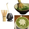 TUMALL 3x Traditional Japanese Matcha Whisk Set and Matcha ,Matcha