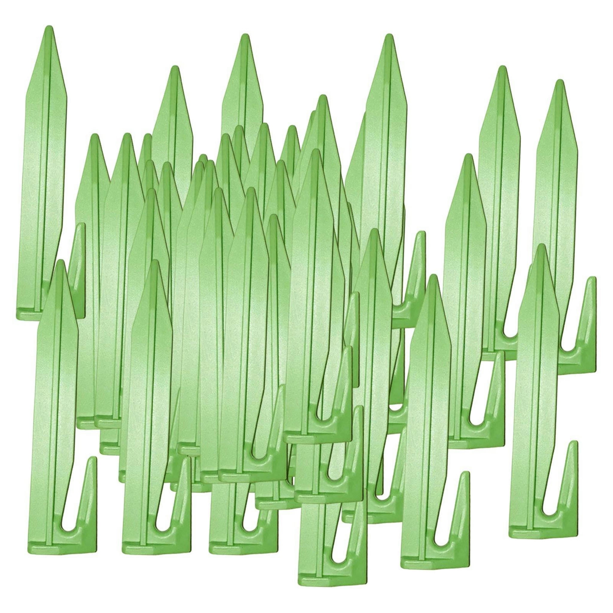 TUMALL 50Pcs Boundary Wire Stakes Chicken Wire Staples Wire Pegs for