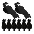 TUMALL 8 Pcs Cat Wall Hook Heavy Duty Adhesive Hooks Coat Childdefault