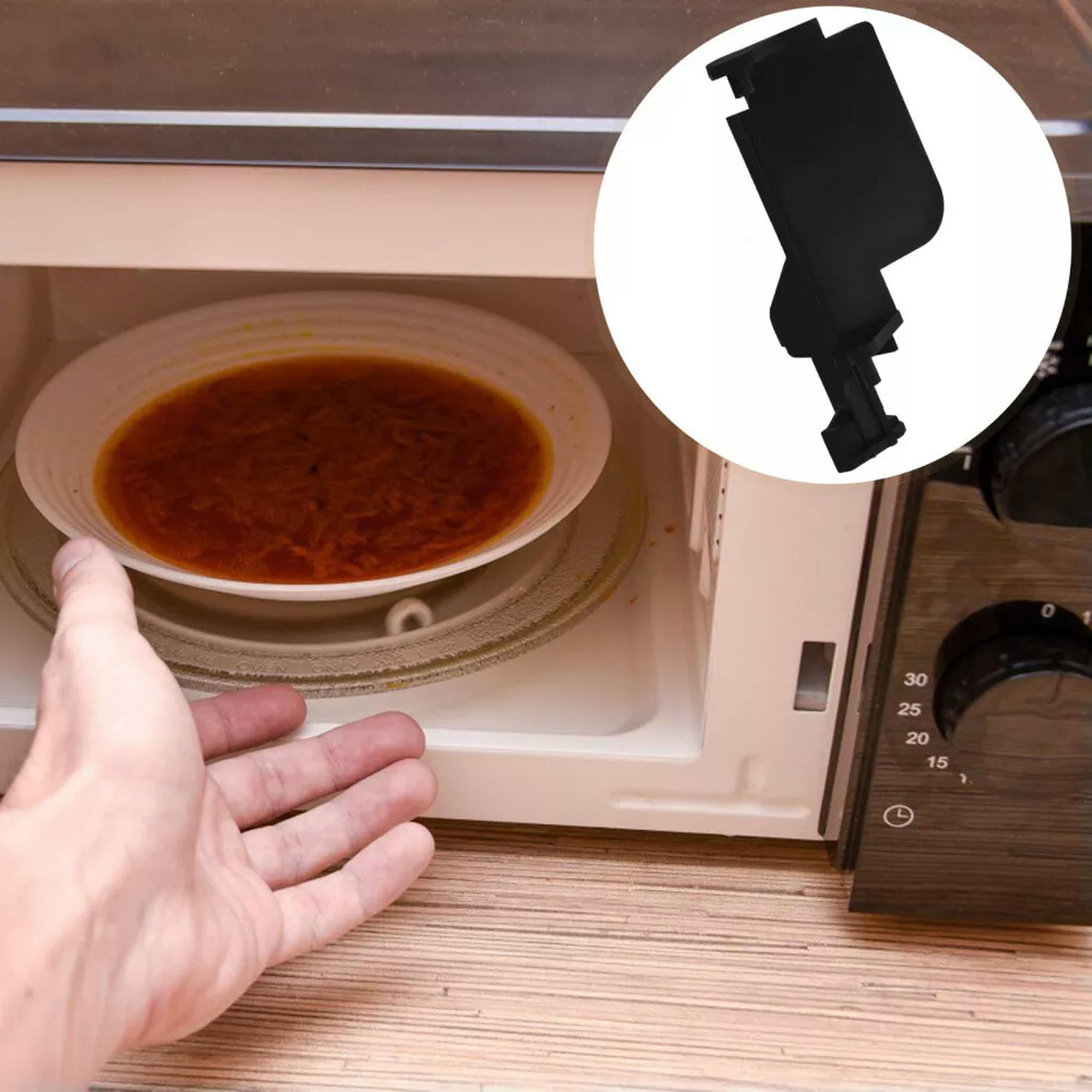 TUMALL Appliance Replacement Part Microwave Oven Door Repair Parts