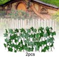 TUMALL Artificial Faux Privacy Fence Fence Privacy Screen Faux Ivy