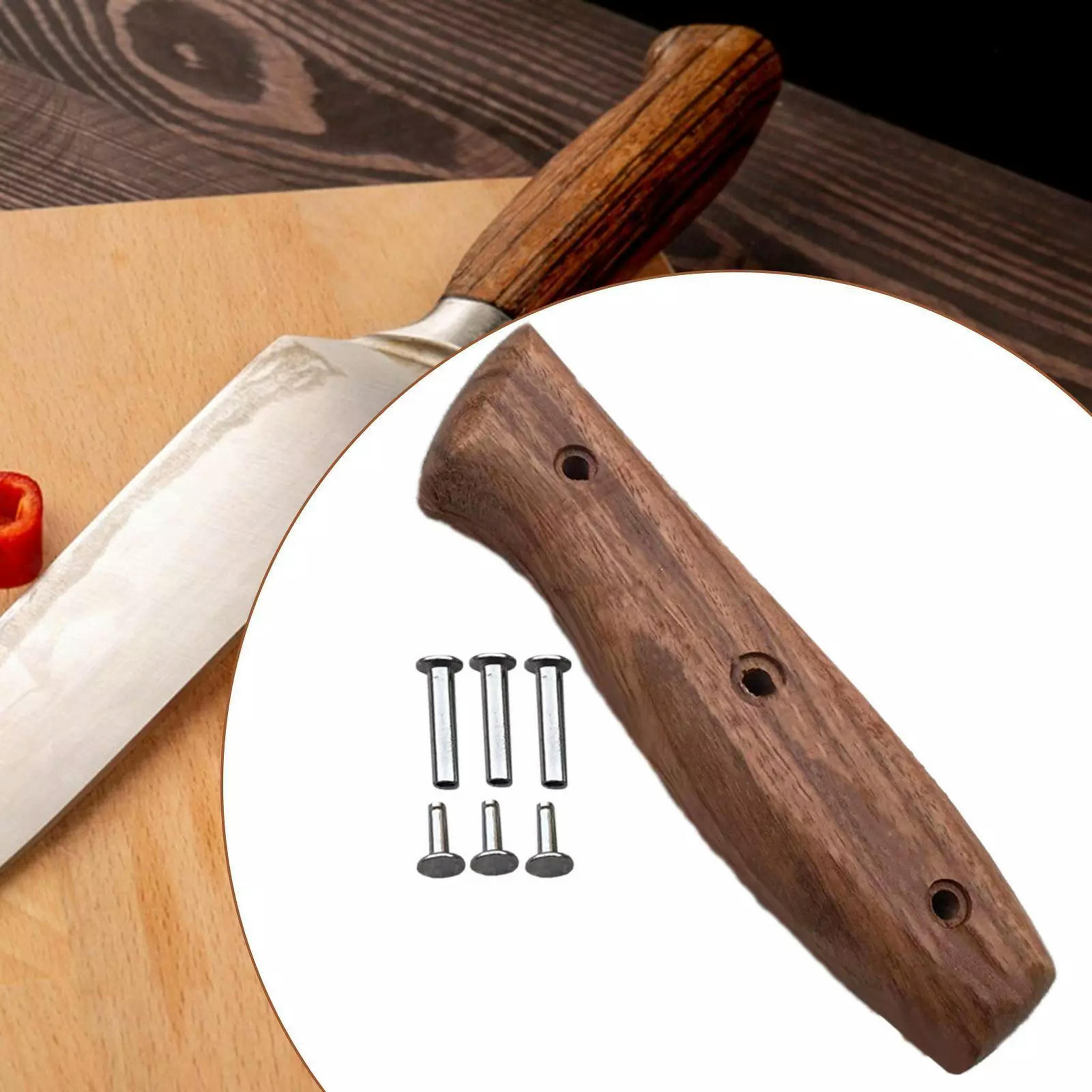 TUMALL Bone Chopping Knife Handle Ergonomic Chef Cutter Handle Butcher