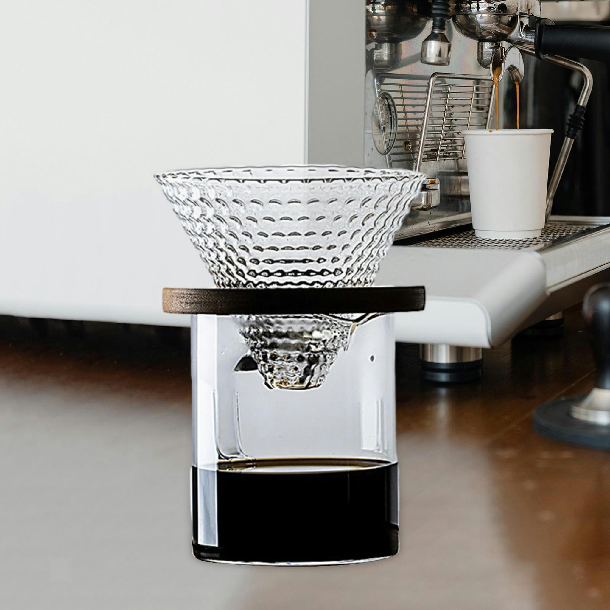 TUMALL Borosilicate Glass Carafe Coffee Sharing Pot Coffee Maker Kettle