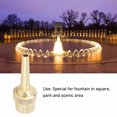 TUMALL Brass Direct Fountain Nozzle Spherical Joint Direct Fountain