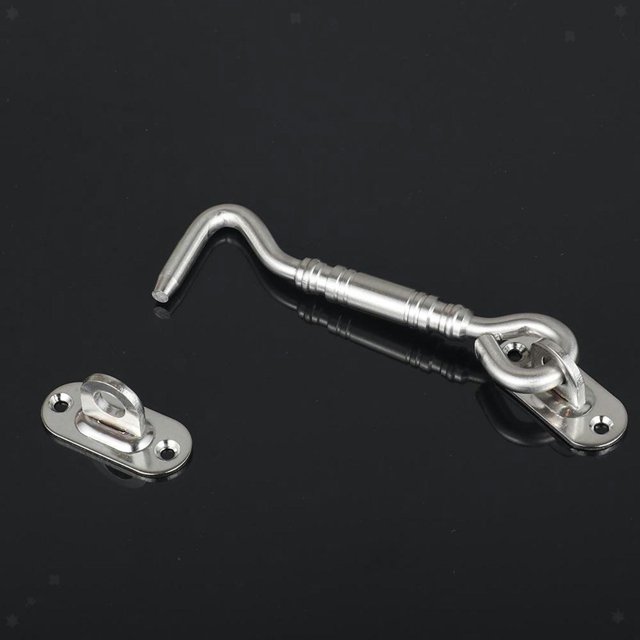 TUMALL Cabin Hooks, Gate Hook and Eye Swivel Latch, Great for securing