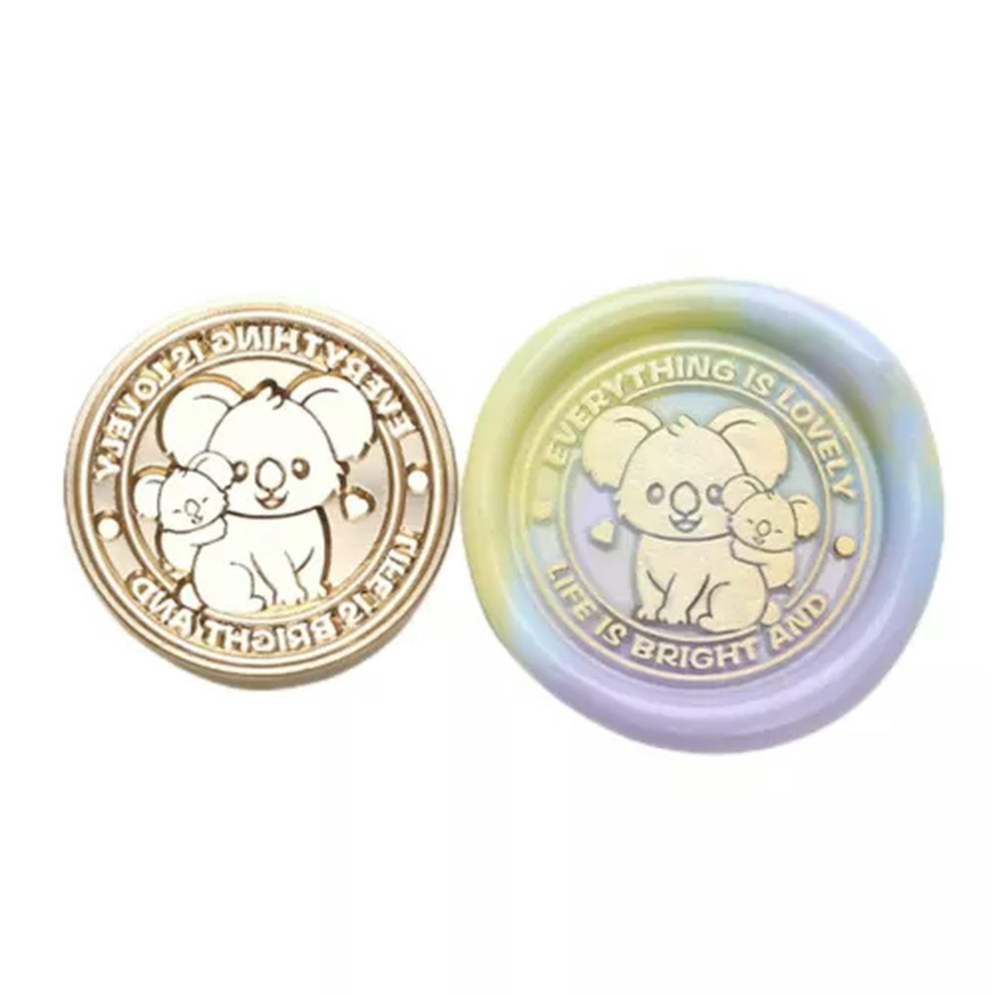 TUMALL Cartoon Wax Seal Stamp for Head for Scrapbooking Journaling