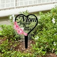 TUMALL Cemetery Grave Sign Marker,Heart Memorial Remembrance Plaque