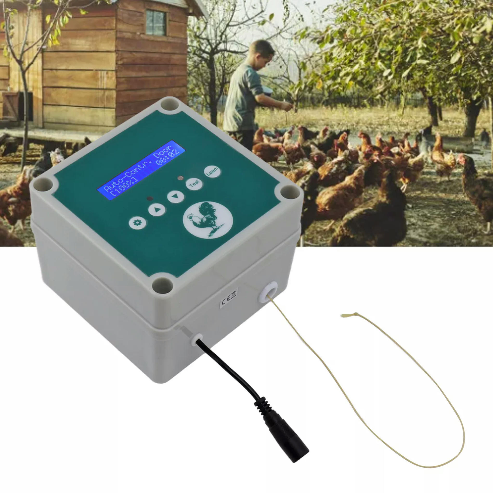 TUMALL Chicken Coop Actuator Motor Auto Chicken Door Opener Timing Mode