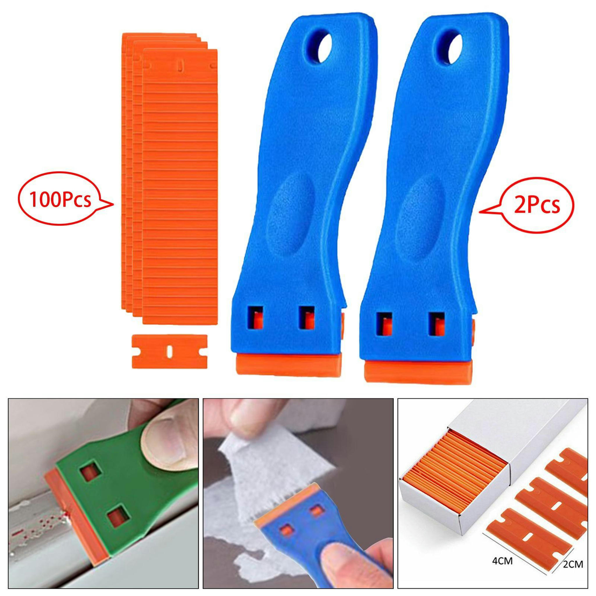 TUMALL Cleaning Scraper Utility Scraper with Replaceable Blade Wall