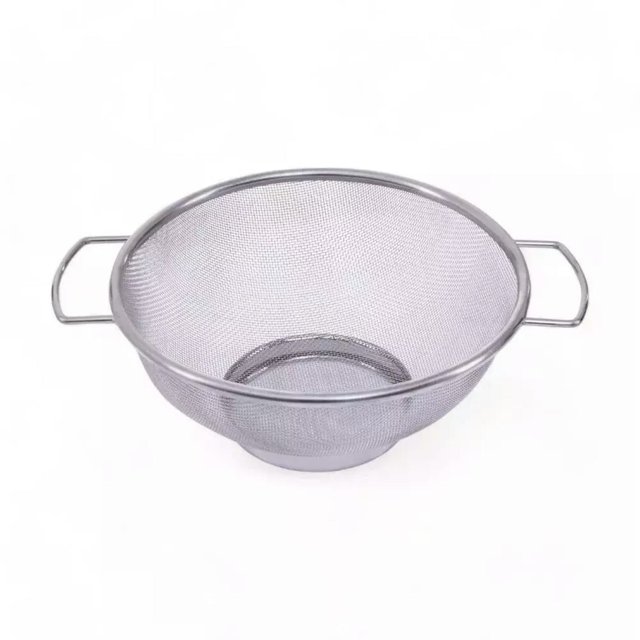TUMALL Convenient Double Side Handles Stainless Steel Fine Mesh Sieve