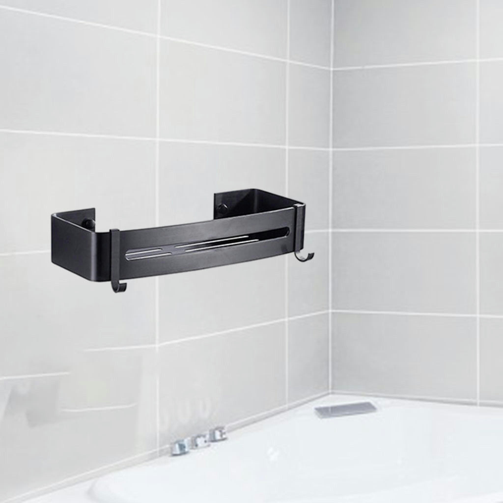 TUMALL Corner Shower Shelf Basket Shampoo Holder Organizer,Square