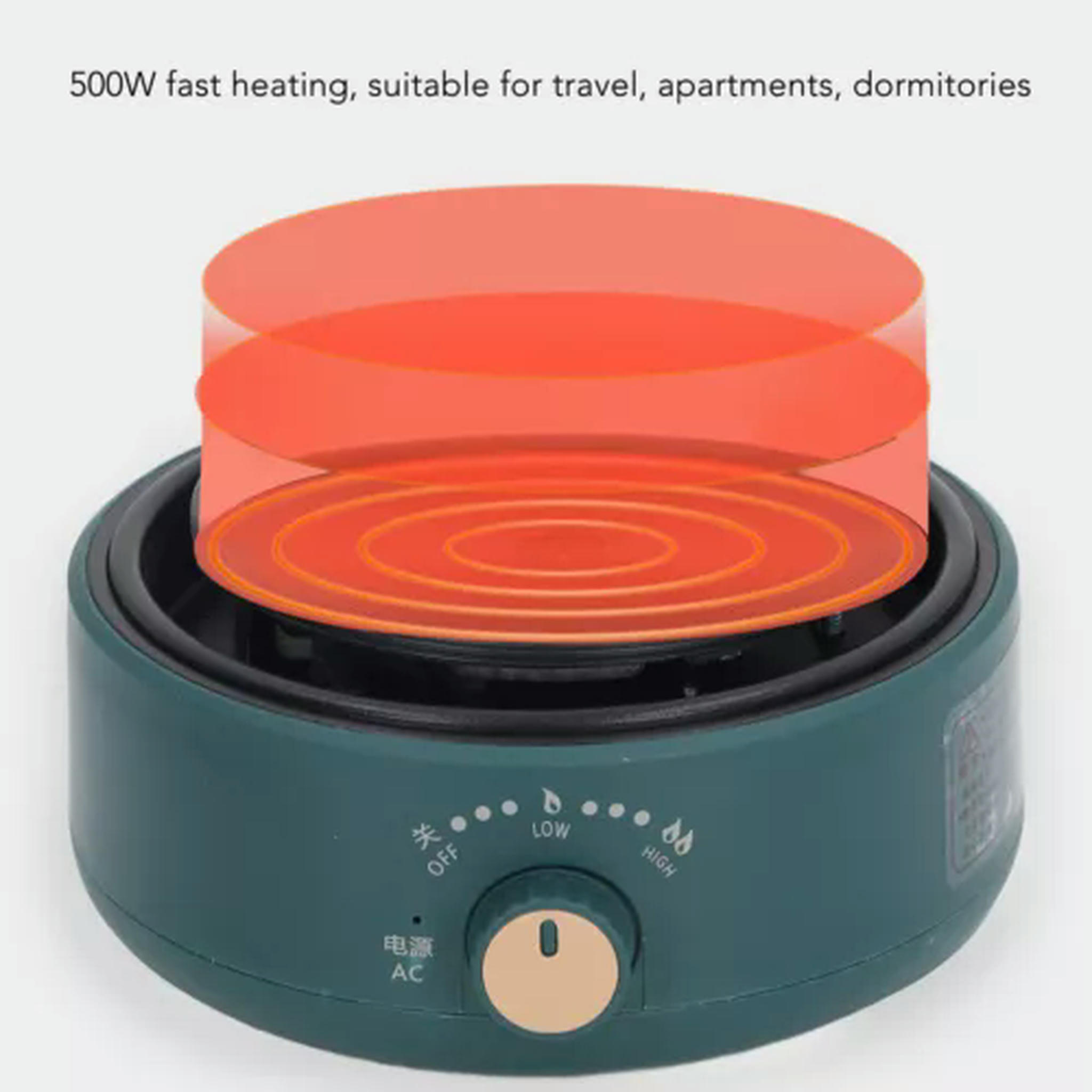 TUMALL Countertop Single Burner Portable Multifunction Efficient Safe