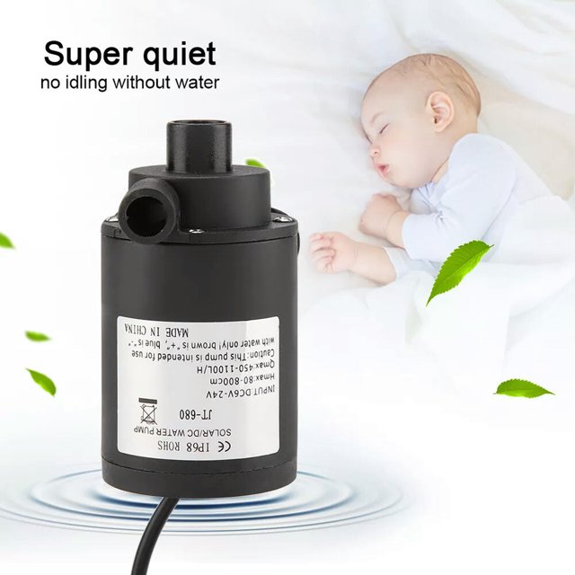 TUMALL DC 624V Brushless Aquarium Fountain Pond Solar Submersible