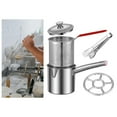 TUMALL Deep Frying Pot Portable with Handles Nonstick Cookware Small