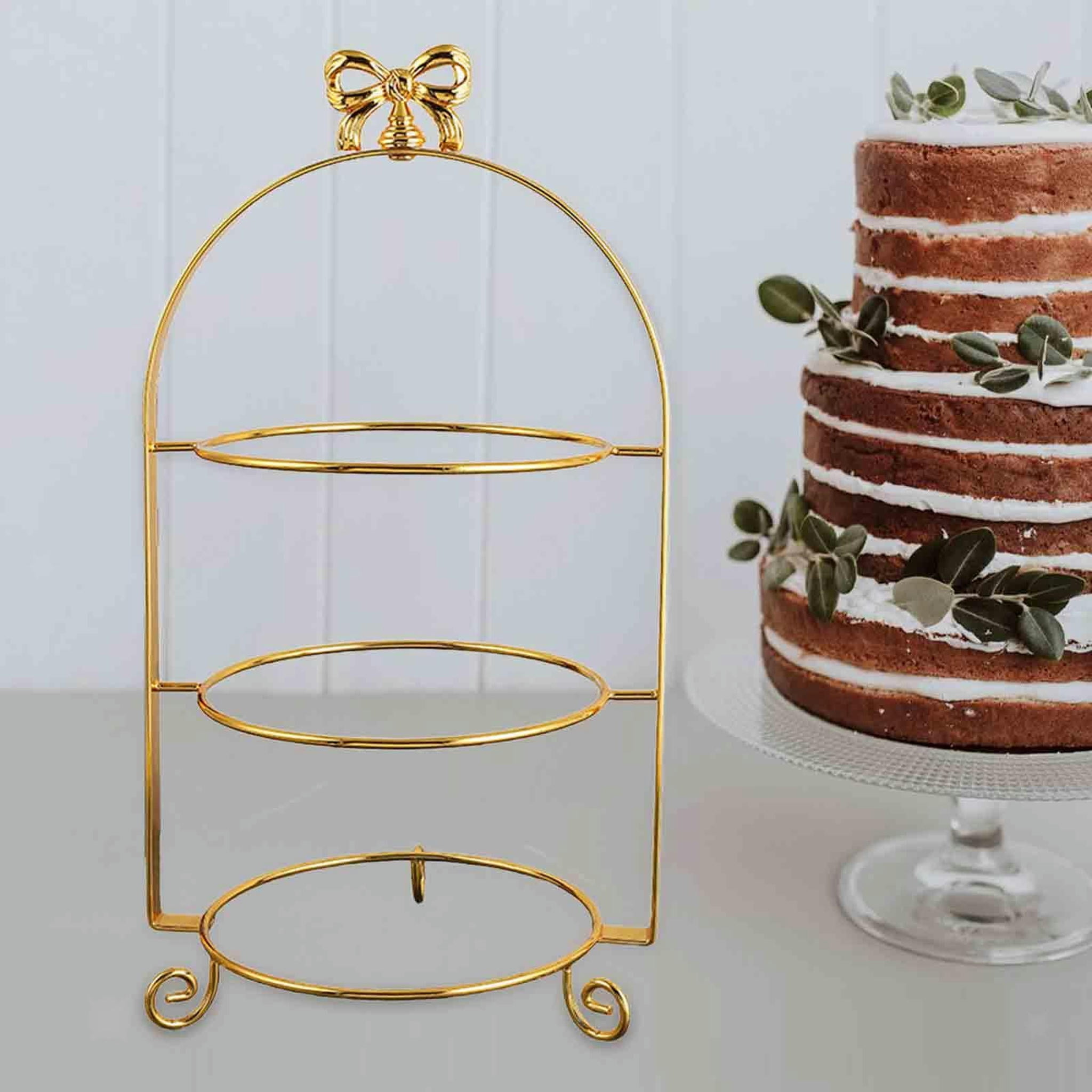 TUMALL Dessert Storage Display Iron Countertop Vanity Rack for Table ...