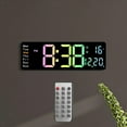 TUMALL Digital Wall Clock Dual Alarm Clock Electronic Clock for Study
