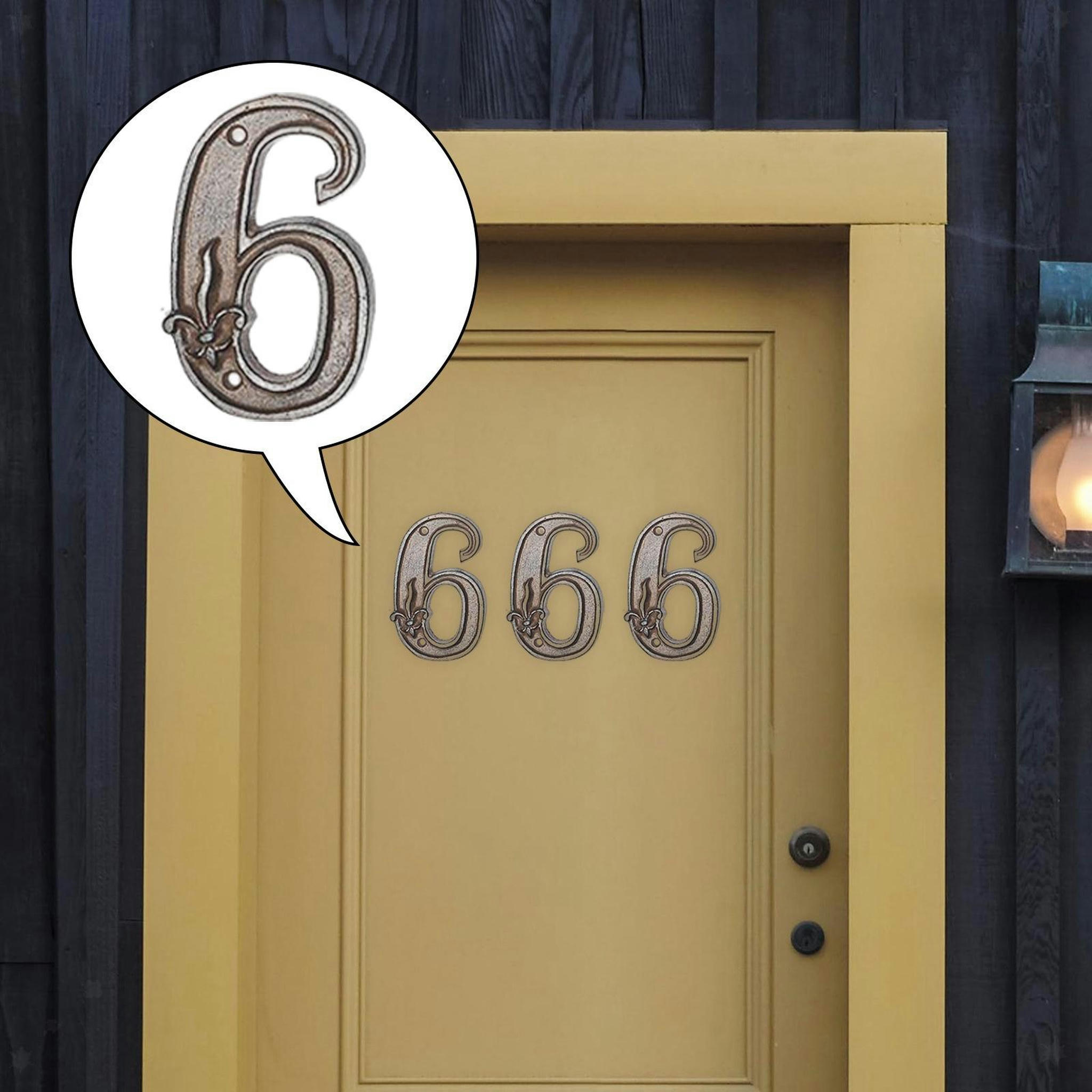 TUMALL Door Plaque Doorplate DIY Label Address Street Number for