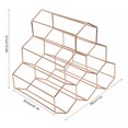 TUMALL Elegant Metal Household Bar 6 Bottles Desktop Wine Rack Holder