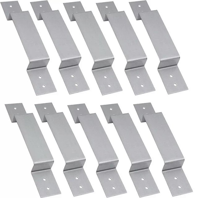 TUMALL Fence Panel Clips Fence Post Safety Bracket Galvanized Fence