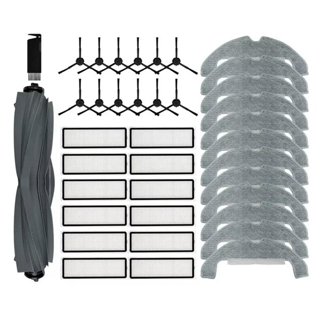 TUMALL For D10S Plus Robot Vacuum Cleaner Main Side Brush Mop Cloth Rag