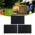 TUMALL HG 3Pcs Beeswax Foundation Plastic Beehive Wax Foundation