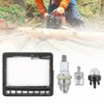 TUMALL HG Chainsaw Air Filter Sparking Plug Primer Bulb Set Fit For
