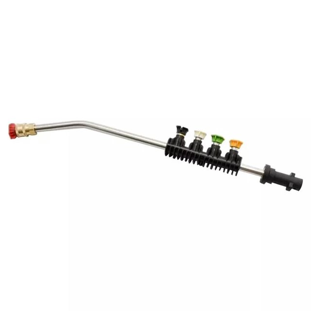 TUMALL HighPressure Car Wash Nozzle Extended Bent Rod FanShaped