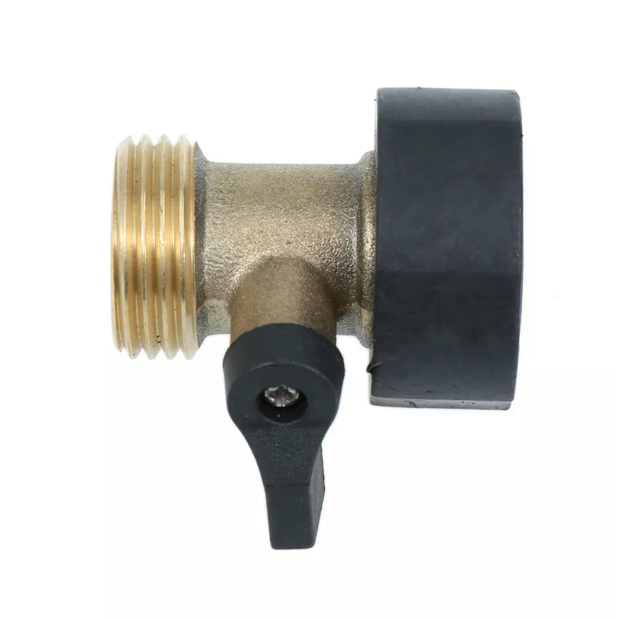 TUMALL Hose Connector with Shut Off Valve 3/4 Inlet Thread Lock Nuts