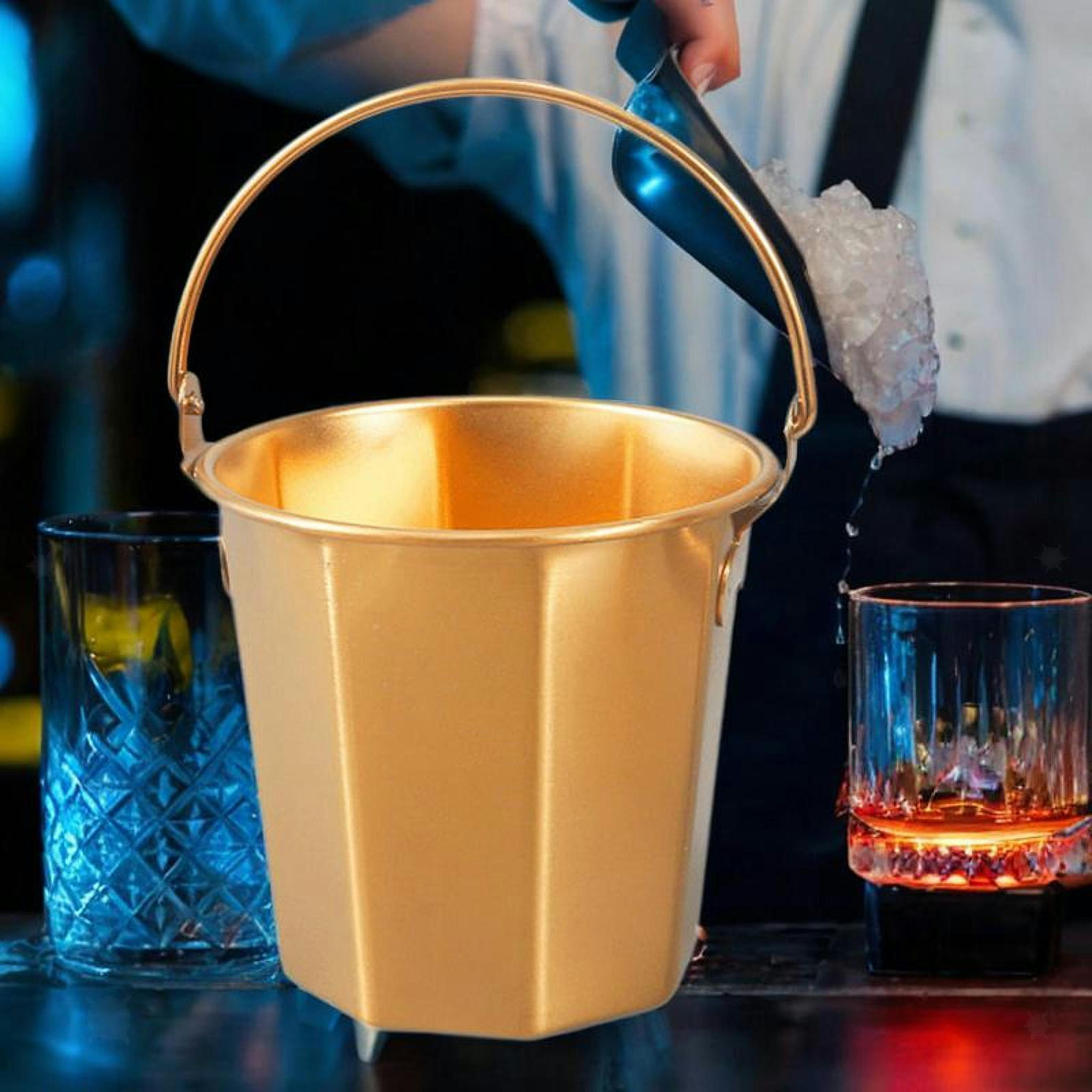 TUMALL Ice Bucket Wine Bucket Beer Cocktail Wine Cooling Stainless