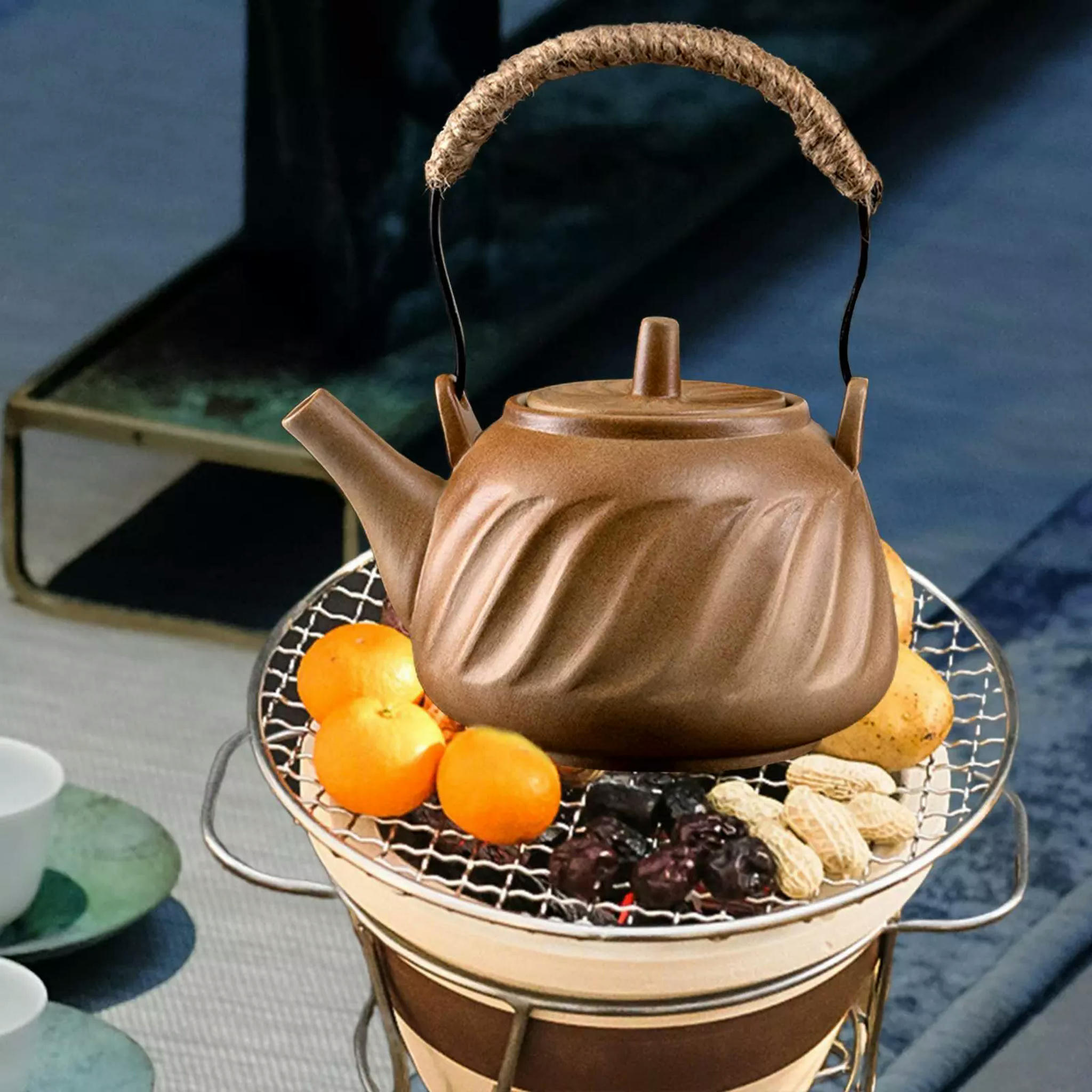 TUMALL Japanese Tea Kettle Stoves Boiled Tea Loose Leaf Tea Pot for