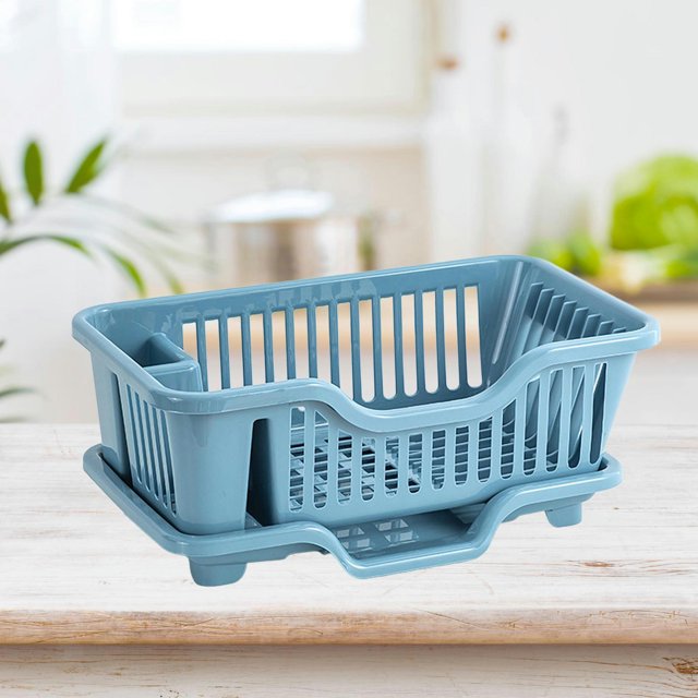TUMALL Kitchen Utensils Drainer Rack Cutlery Holder Dish Rack And