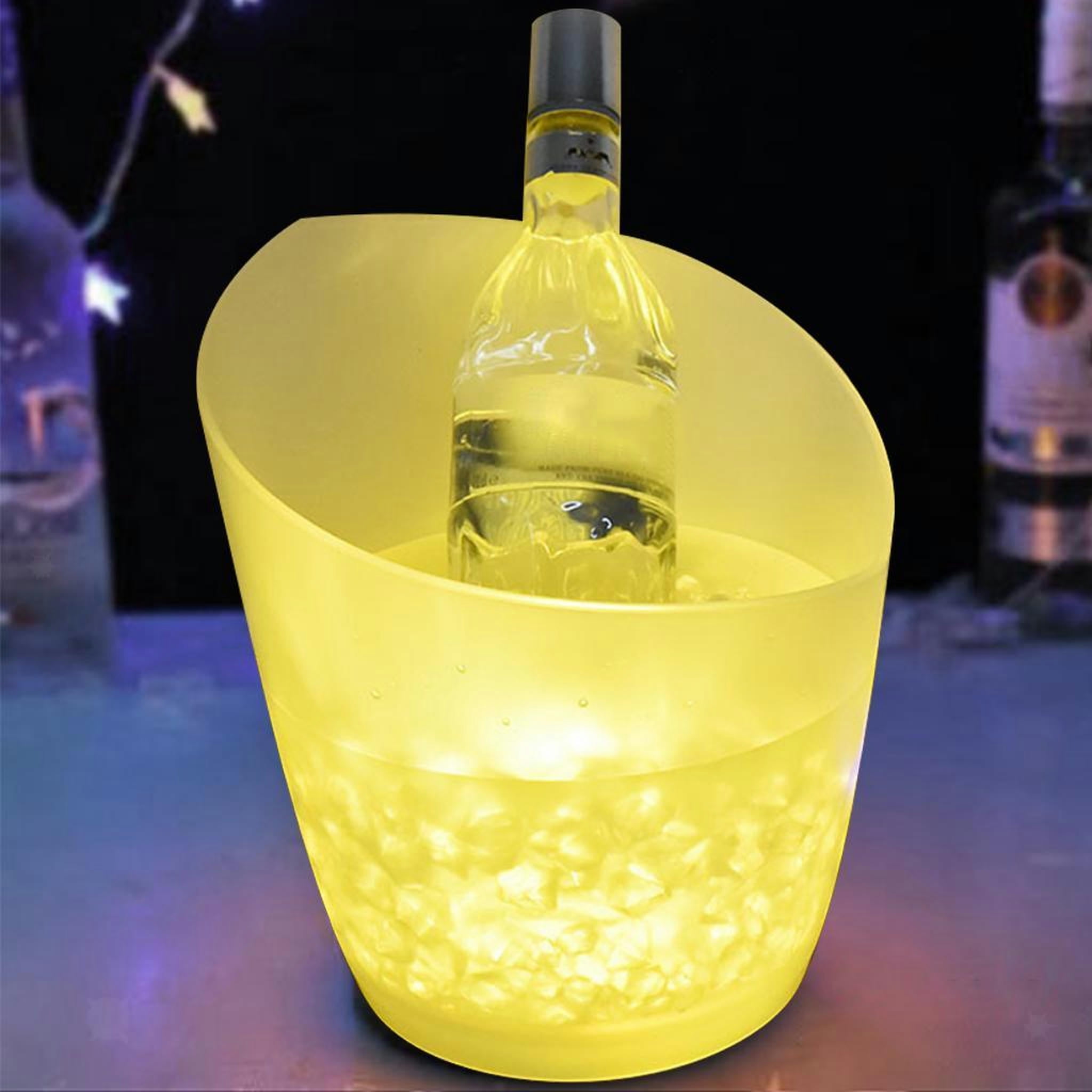 TUMALL LED Ice Bucket, Portable Light Up Colour Changing Ice Bucket