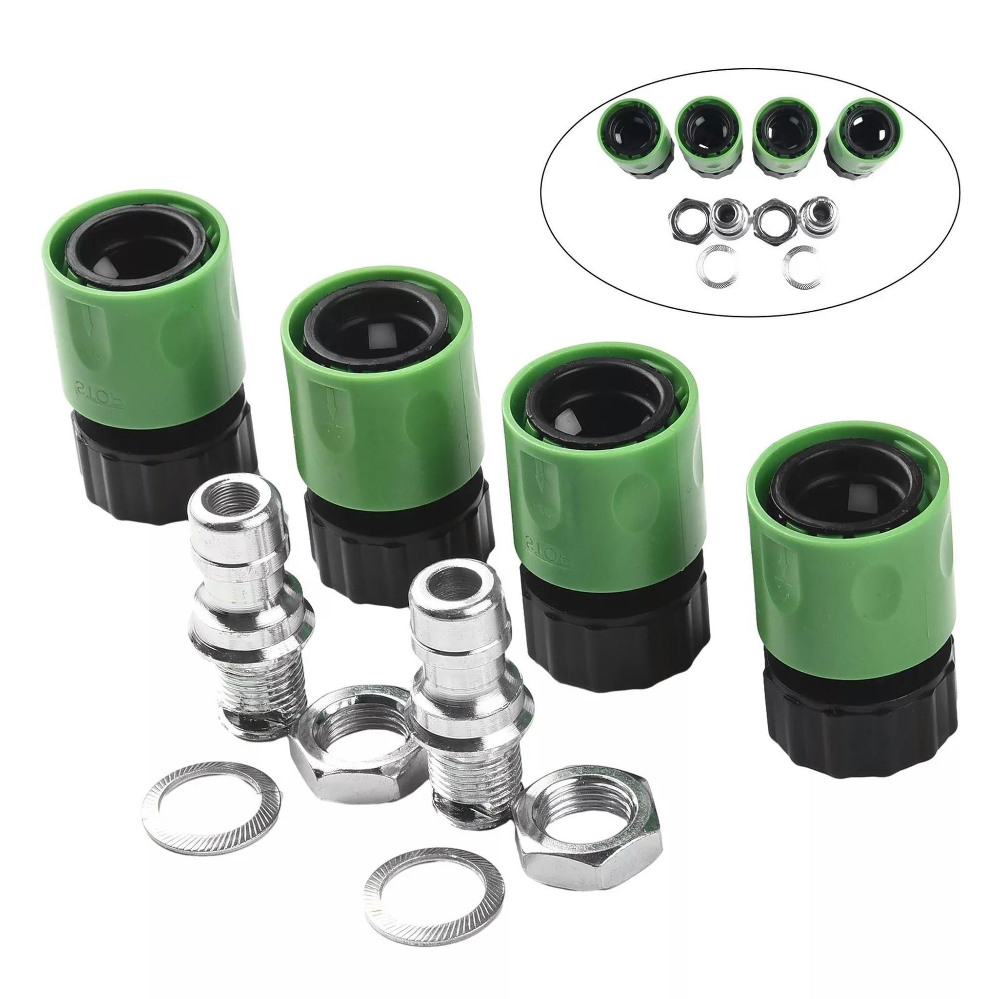 Garden Hose Adapter Aolamegs Lawn Mower Deck Wash Kit (2-Pack